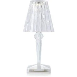 Kartell Battery Tischlampe Tragbar, Transparent