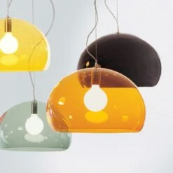 Kartell FL/Y Hängelampe 52 Cm, Sage Green -Günstiges Leuchten Geschäft kartell fl y lampe blau 2