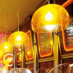 Kartell FL/Y Hängelampe 52 Cm, Kristall -Günstiges Leuchten Geschäft kartell fl y lampe blau 4 2