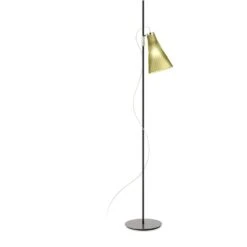 Kartell K-Lux Stehlampe, Schwarz / Grün