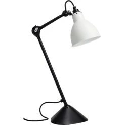 La Lampe Gras N°205 Tischlampe, Schwarz / Weiß