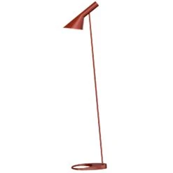 Louis Poulsen AJ Stehlampe, Rusty Red