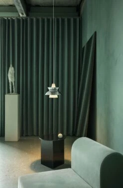 Louis Poulsen Doo Wop Pendelleuchte, Edelstahl -Günstiges Leuchten Geschäft louis poulsen doo wop pendelleuchte kupfer 19