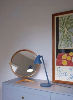 Louis Poulsen NJP Mini Tischlampe, Benzinblau -Günstiges Leuchten Geschäft louis poulsen njp mini table lamp 10