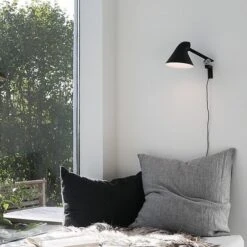 Louis Poulsen NJP Wandleuchte Kurz, Schwarz -Günstiges Leuchten Geschäft louis poulsen njp wandleuchte kurz schwarz 4