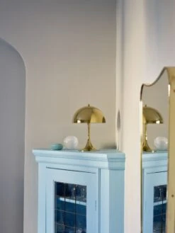 Louis Poulsen Panthella Mini Tischlampe, Messing Metallisiert -Günstiges Leuchten Geschäft louis poulsen panthella mini tischlampe 16