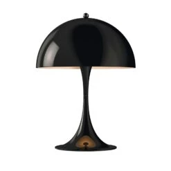 Louis Poulsen Panthella Mini Tischlampe, Schwarz