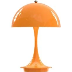 Louis Poulsen Panthella V2 Tischlampe Tragbar, Orange