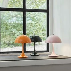Louis Poulsen Panthella V2 Tischlampe Tragbar, Orange -Günstiges Leuchten Geschäft louis poulsen panthella v2 tischlampe tragbar 7