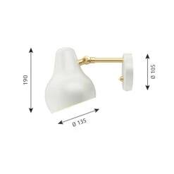 Louis Poulsen VL38 Wandleuchte, Schwarz -Günstiges Leuchten Geschäft louis poulsen vl38 wandleuchte schwarz 0