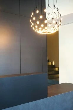 Luceplan Mesh Phase Cut Suspension, Ø80 Cm / 5m -Günstiges Leuchten Geschäft luceplan mesh suspension 80 cm 2