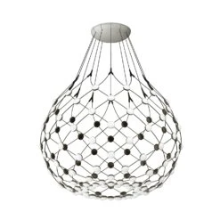 Luceplan Mesh Phase Cut Suspension, Ø80 Cm / 5m
