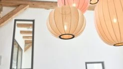 Knit-Wit Hängelampe Hoch Oval 65 Cm, Sunrise -Günstiges Leuchten Geschäft made by hand knit wit pendant high oval 65 cm 18