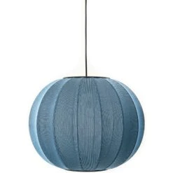 Knit-Wit Hängelampe Rund 45 Cm, Blue Stone