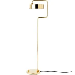 Petite Machine Stehlampe, Poliert Messing