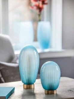 Zeppelin Tischlampe 30.5 Cm, Blau -Günstiges Leuchten Geschäft magnor zeppelin table lamp 305 cm blue 2