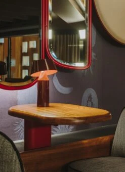 Marset Bicoca Tischlampe Tragbar, Burgunderrot -Günstiges Leuchten Geschäft marset bicoca tischleuchte led off white 75