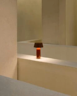 Marset Bicoca Tischlampe Tragbar, Burgunderrot -Günstiges Leuchten Geschäft marset bicoca tischleuchte led off white 77