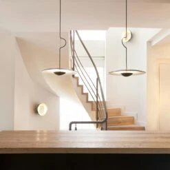 Marset Ginger Deckenleuchte Ø42cm, Wenge -Günstiges Leuchten Geschäft marset ginger deckenleuchte 42cm wenge 2