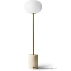 Menu JWDA Stehlampe Travertin/Poliertes Messing -Günstiges Leuchten Geschäft menu jwda stehlampe messing 5