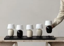 Menu Torso Lampe Tragbar Ø11,7 Cm, Schwarz -Günstiges Leuchten Geschäft menu torso lamp portable 117 cm 1 1