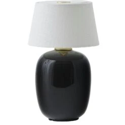 Menu Torso Lampe Tragbar Ø11,7 Cm, Schwarz