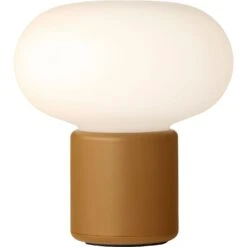 New Works Karl-Johan Tischlampe Tragbar, Ockerfarben 9 New Works Karl-Johan Tischlampe Tragbar, Ockerfarben -Günstiges Leuchten Geschäft new works karl johan tischlampe tragbar 23