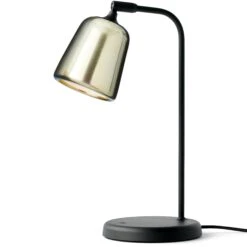 New Works Material Table Lamp, Yellow Steel