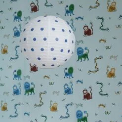 Nofred Dot Lampenschirm Reispapier Ø40 Cm, Blau -Günstiges Leuchten Geschäft nofred dot paper lamp shade 3
