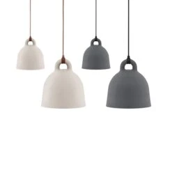 Normann Copenhagen Bell Lampe, Gross, Sand -Günstiges Leuchten Geschäft normann copenhagen bell lampe l schwarz 2