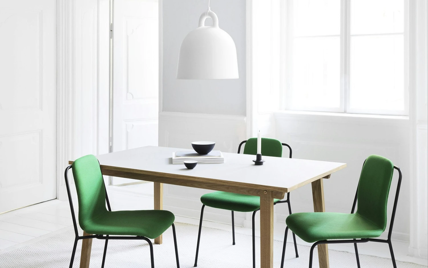 Normann Copenhagen Bell Hängelampe 220 Mm, Weiß 5 Normann Copenhagen Bell Hängelampe 220 Mm, Weiß – Bild 3