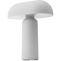 Normann Copenhagen Porta Tischlampe Tragbar, Grau -Günstiges Leuchten Geschäft normann copenhagen porta table lamp white 15
