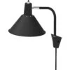 Arcon Wandleuchte, Schwarz / Chrom -Günstiges Leuchten Geschäft nuad arcon wall lamp black chrome 0