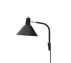 Arcon Wandleuchte, Schwarz / Chrom -Günstiges Leuchten Geschäft nuad arcon wall lamp black chrome 3