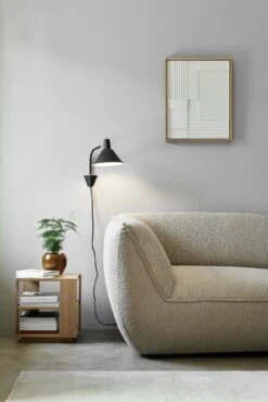 Arcon Wandleuchte, Schwarz / Chrom -Günstiges Leuchten Geschäft nuad arcon wall lamp black chrome 4