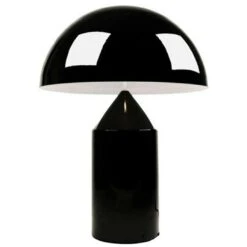 Atollo 238 Tischlampe 35 Cm, Schwarz