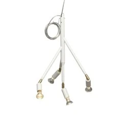 Kvist 4 Hängelampe, Weiß