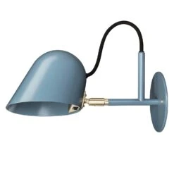 Streck Wandleuchte LED, Schwarz/Messing -Günstiges Leuchten Geschäft orsjo belysning streck wall lamp fixed mount 1