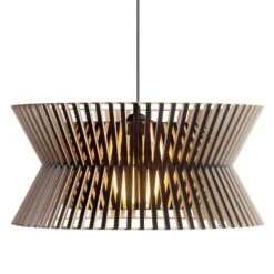 Secto Design Kontro 6000 Pendant, Black