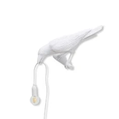 Seletti Bird Lamp Looking, Weiß