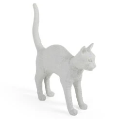 Seletti Jobby The Cat Lamp, Weiß