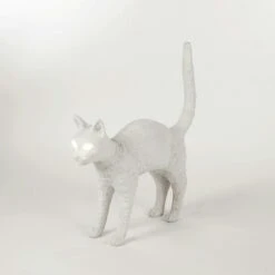 Seletti Jobby The Cat Lamp, Schwarz/Weiß -Günstiges Leuchten Geschäft seletti jobby the cat lamp wei 3 1