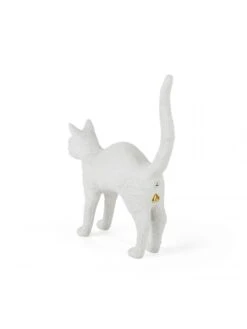 Seletti Jobby The Cat Lamp, Schwarz/Weiß -Günstiges Leuchten Geschäft seletti jobby the cat lamp wei 5 1
