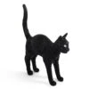Seletti Jobby The Cat Lamp, Schwarz