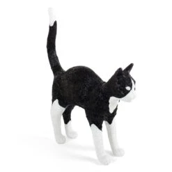 Seletti Jobby The Cat Lamp, Schwarz/Weiß