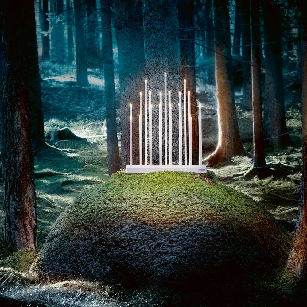 Elflugan Adventskerzenhalter, Schwarz 6 Elflugan Adventskerzenhalter, Schwarz – Bild 4