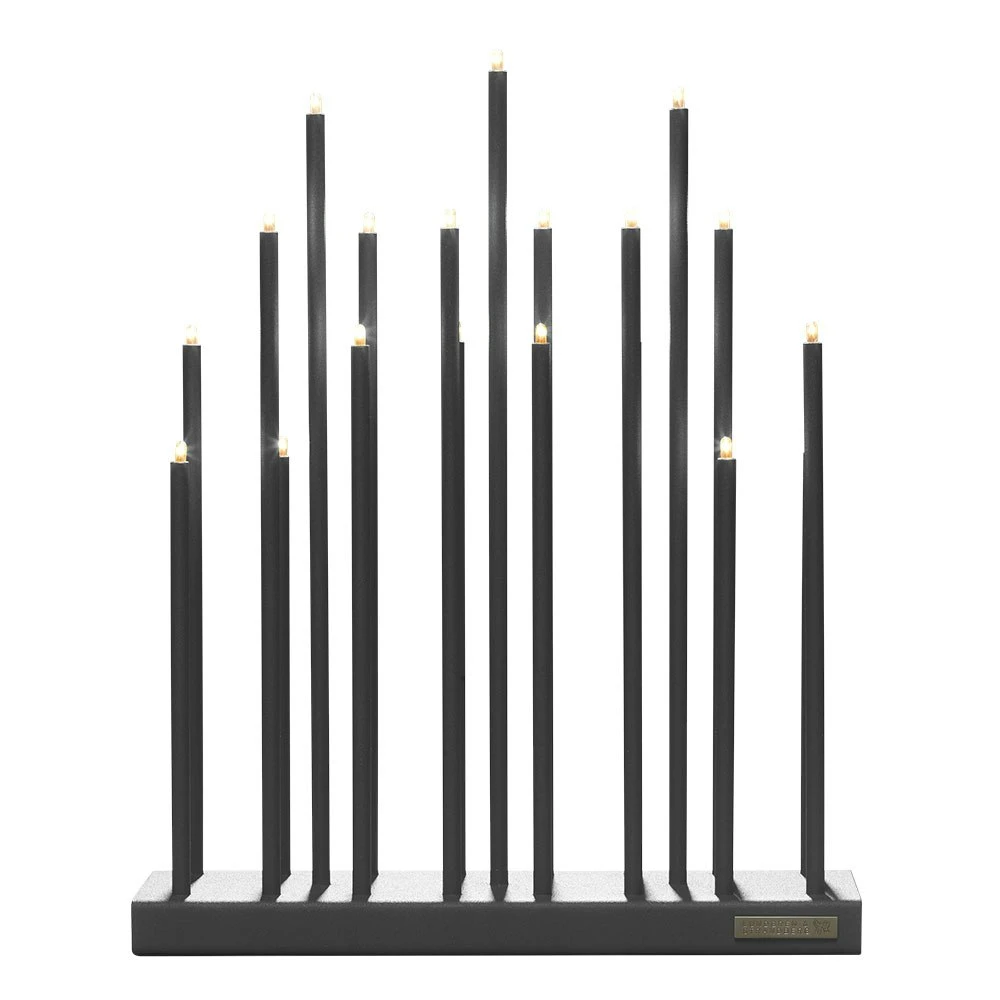 Elflugan Adventskerzenhalter, Anthrazit 3 Elflugan Adventskerzenhalter, Anthrazit