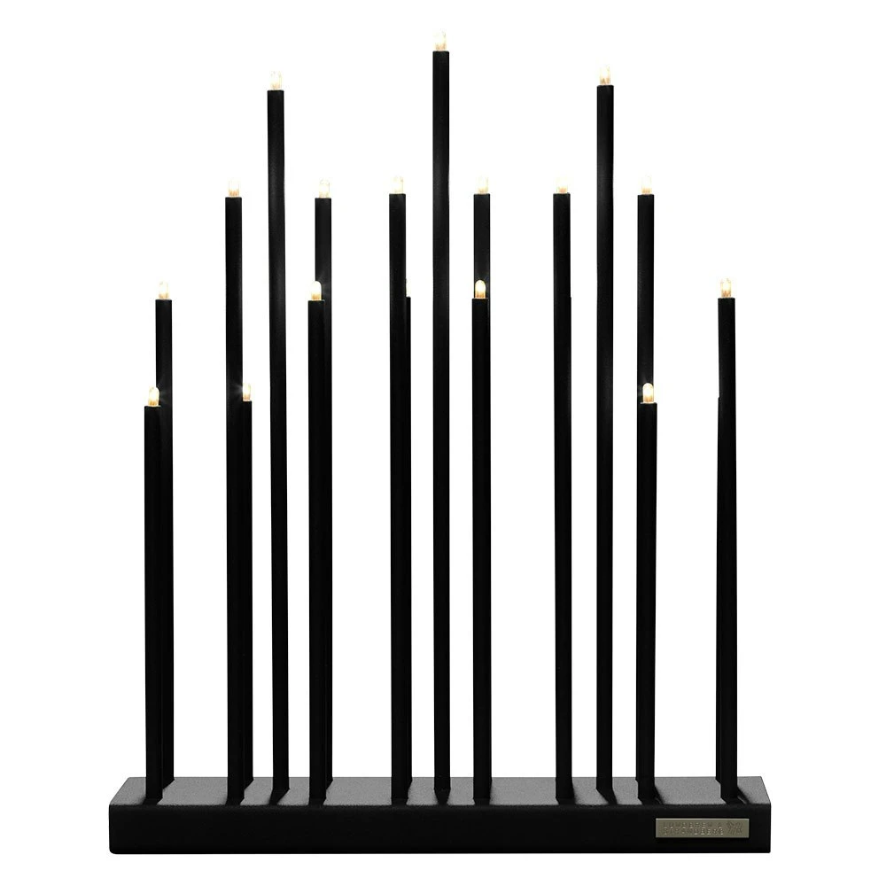 Elflugan Adventskerzenhalter, Schwarz 3 Elflugan Adventskerzenhalter, Schwarz