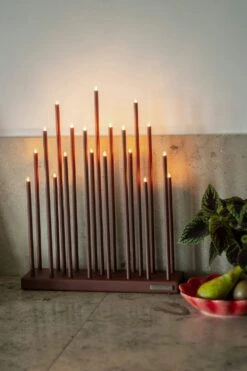 Elflugan Original Adventskerzenhalter, Oxidrot -Günstiges Leuchten Geschäft smak design elflugan original adventskerzenhalter oxidrot 1