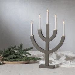 Star Trading Anno 5 Kerzenhalter, Taupe -Günstiges Leuchten Geschäft star trading anno 5 10